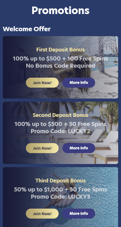 Lucky Dreams Casino Free Spins