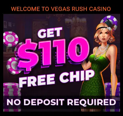 vegas rush no deposit bonus