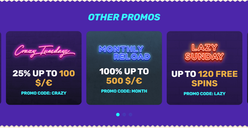 Lets Lucky Casino promotions