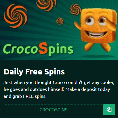 PlayCroco Free Spins