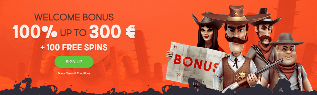 Gunsbet Casino Welcome Bonus