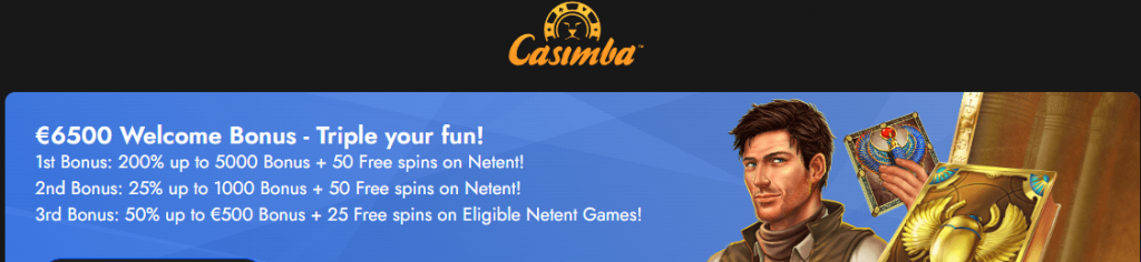 Casimba Casino No Deposit Bonus