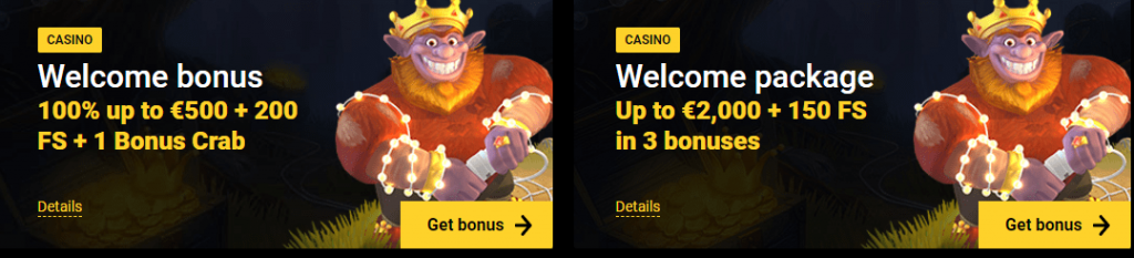 Zet Casino Welcome Bonus