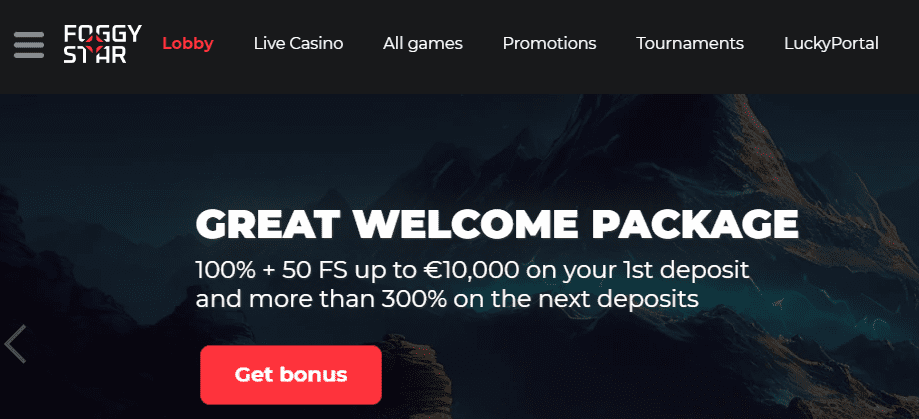 FoggyStar Casino No Deposit Bonus