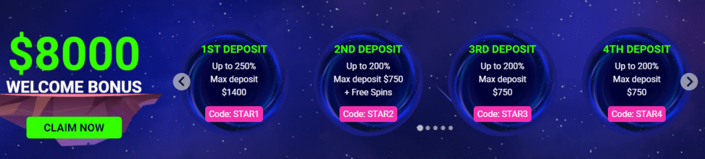 Sloto Stars Casino No Deposit Bonus Codes