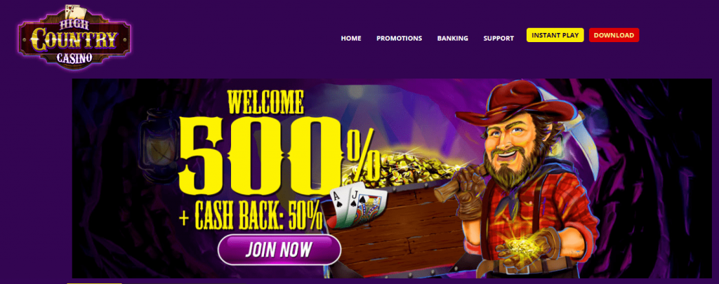 High Country Casino No Deposit Bonus