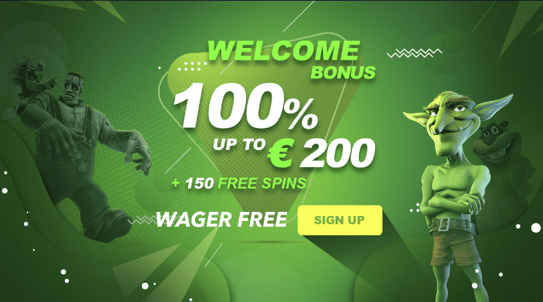 GreenSpin Casino welcome bonus